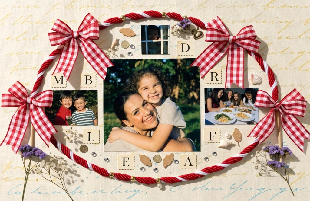 Collage Photo Frame A beautiful collage photo frame displaying family pictures