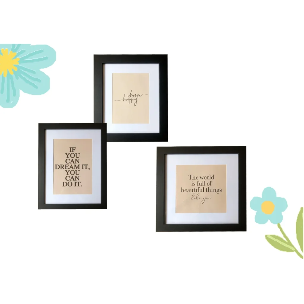 MDF Matted Frame