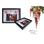 MDF Wooden Photo Board with Pegs Frame