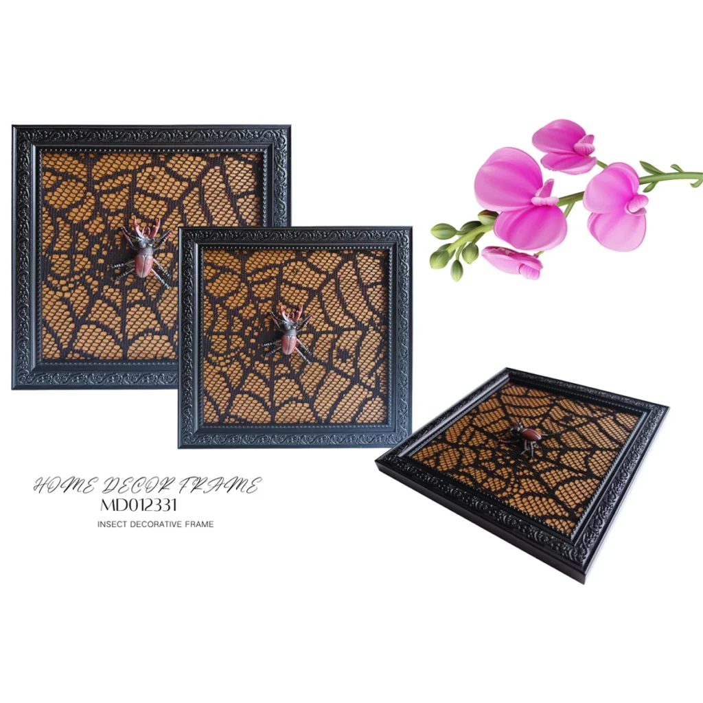 Black Rustic Plastic Display Decorative Frame