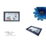 Navy Blue Photo Peg Frame for 2 Photos