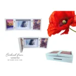 Trifold MDF Photo Frame Collage White
