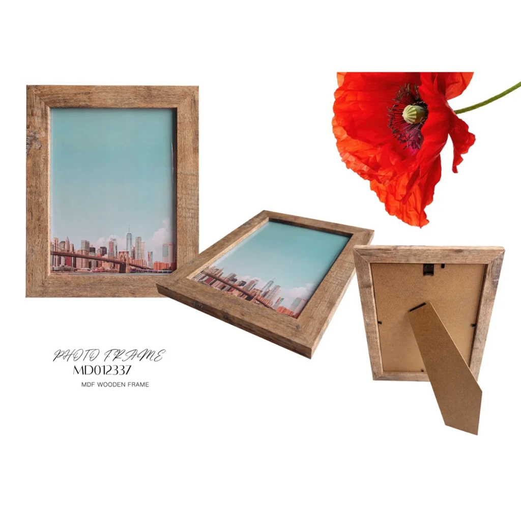 Brown Display MDF Foto Frame A4