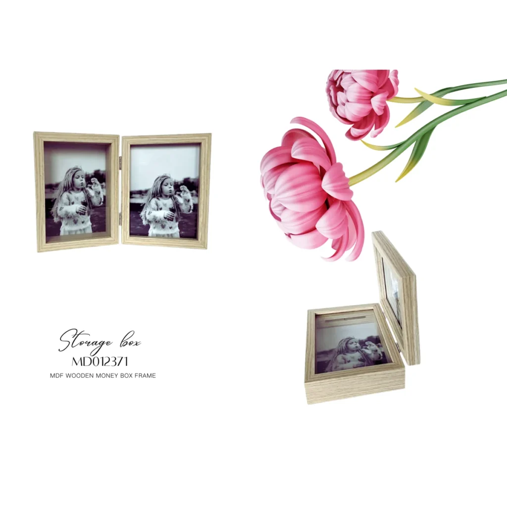 MDF Money Photo Frame with Hinge