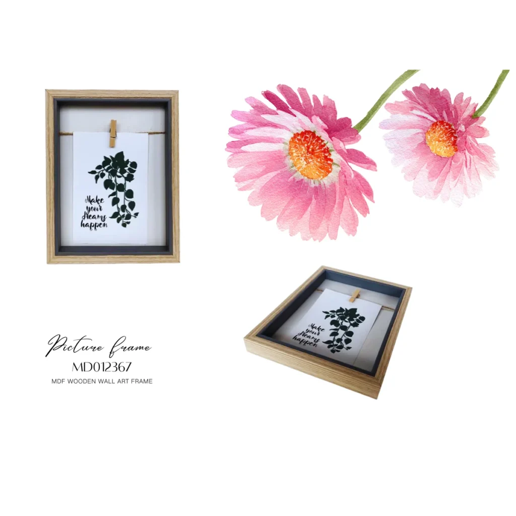 Crafted MDF Wooden Picture Frame with Peg