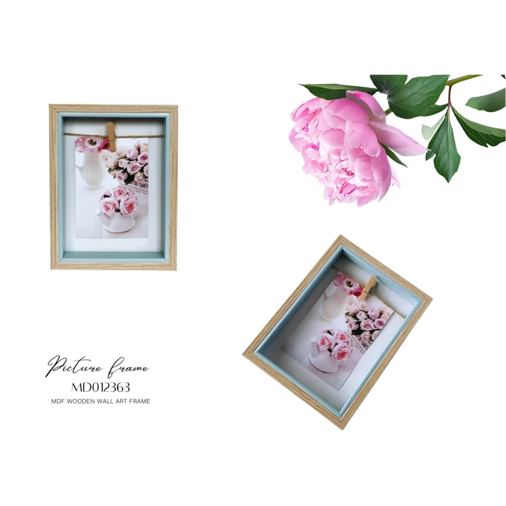 Decorative MDF Wooden Wall Frame with Pegs