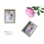 Decorative MDF Wooden Wall Frame with Pegs