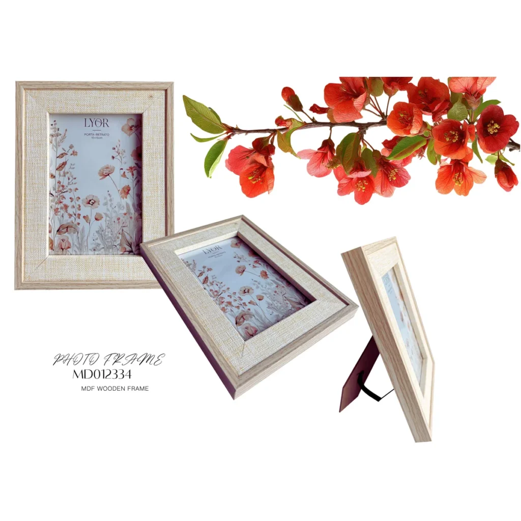 Rustic Creamy Wooden Frame 10x15cm