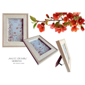 Rustic Creamy Wooden Frame 10x15cm