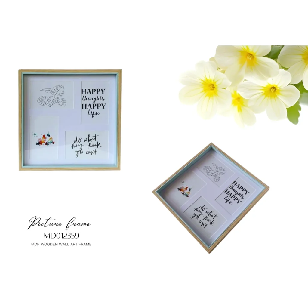 MDF Multi window Home Frame 4 Photos