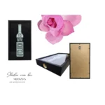 Black shadow wine box with 'It's Wine O'clock' design, MDF wooden back, and floral decoration in a creative display.